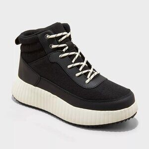 Universal Thread Women's Shyla Platform  Black‎ Hiker Boots